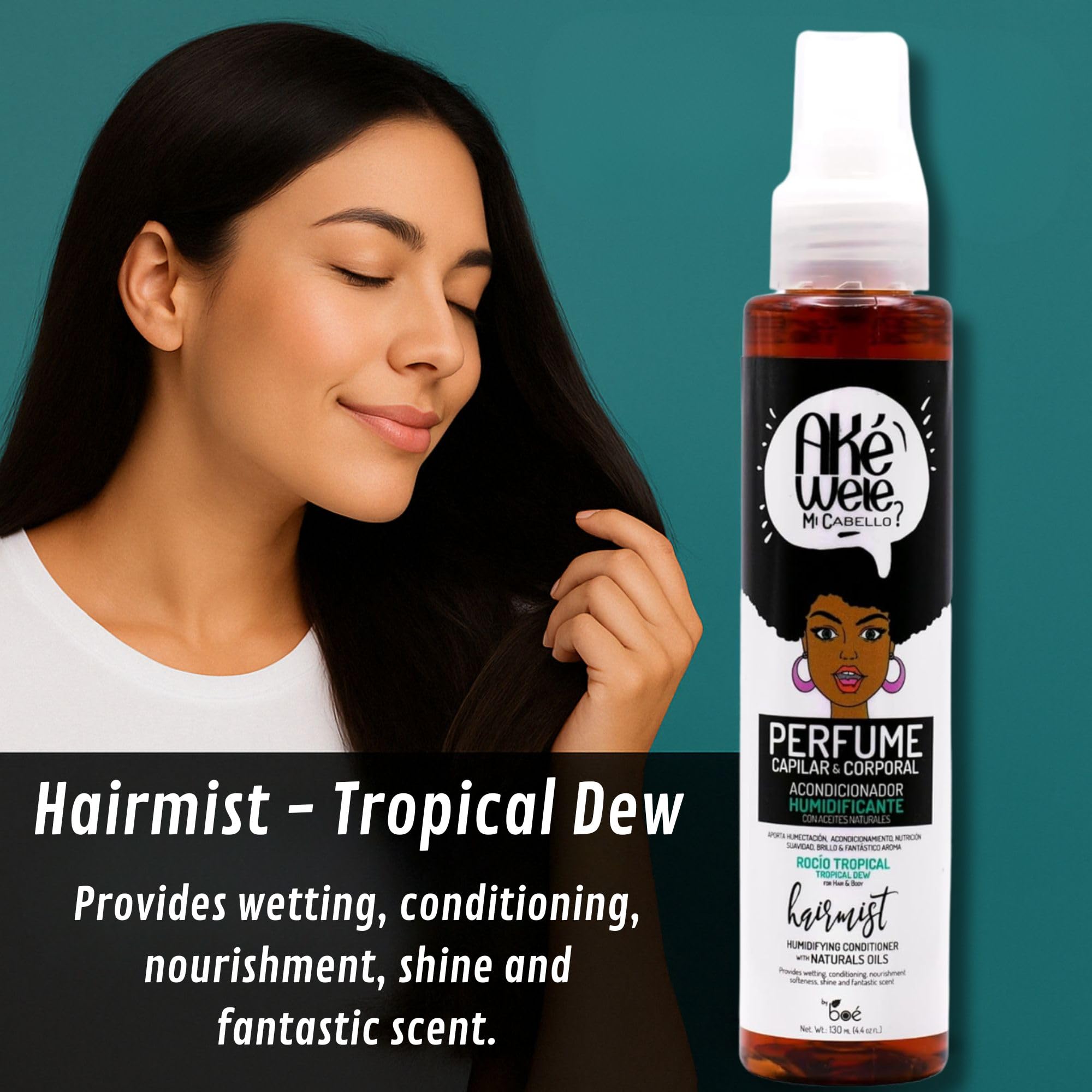 Amazon.com: Ake Wele Hair & Body Perfume Mist – Tropical Dew Scent